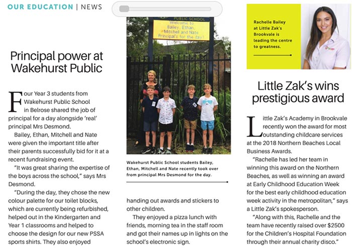 Stagging Little Zak's Academy | Media