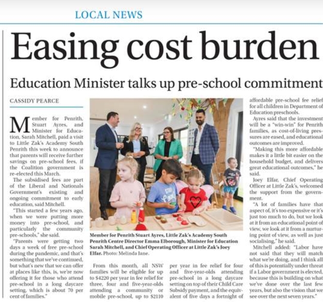 Stagging Little Zak's Academy | Media
