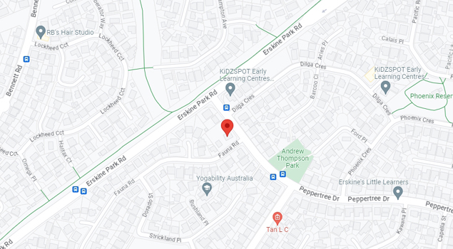 LZ Erskine Park map